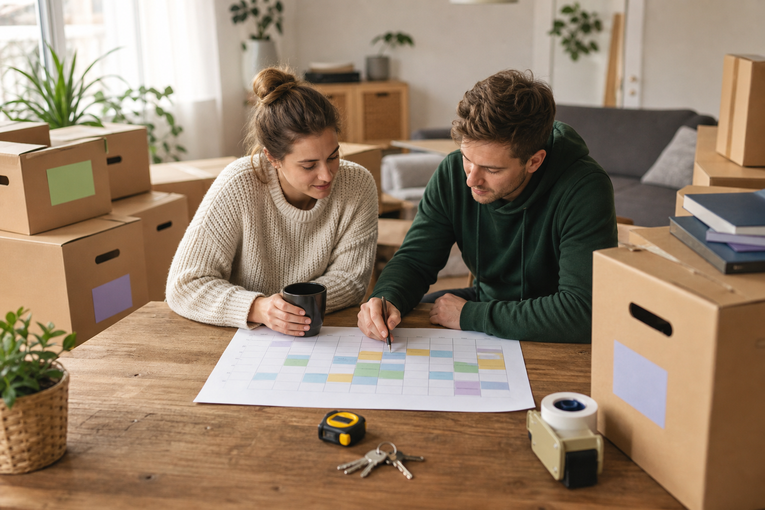 Verhuisbedrijf Holland met een werkbare planning Bewoners maken met Verhuisbedrijf Holland een overzichtelijke verhuisplanning